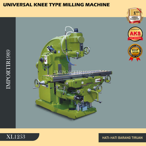 [EZM.3602642] Mesin Milling 2650 Kg XL-1253 Universal Knee Metal Working Machine