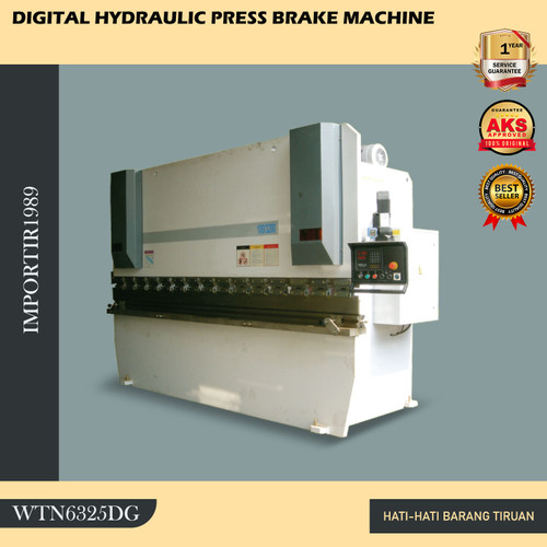 [EZM.3602650] Digital Press Brake WTN6325DG Mesin Tekuk Hidrolik Plat Besi 63Ton