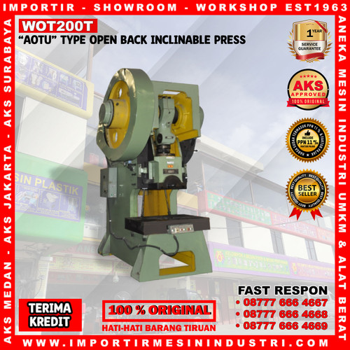 [EZM.3602651] WOT200T Mesin Pon 200 Ton "Auto" Power Bench Press Stamping Machine