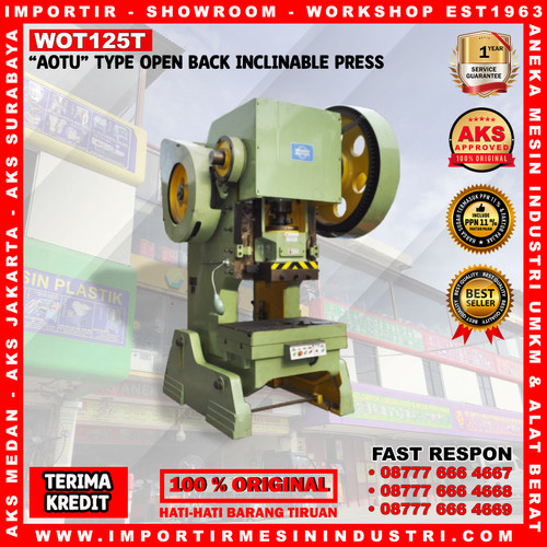 [EZM.3602652] "Auto" Power Bench Press Stamping Machine - WOT125T Mesin Pon 125 Ton