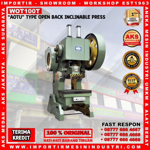 [EZM.3602653] WOT100T Mesin Pon 100 Ton "Auto" Power Bench Press Stamping Machine