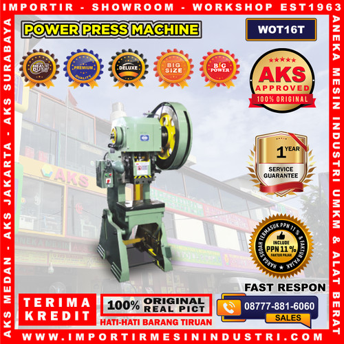 [EZM.3602657] "Auto" Power Bench Press Stamping Machine - WOT16T Mesin Pon 16 Ton