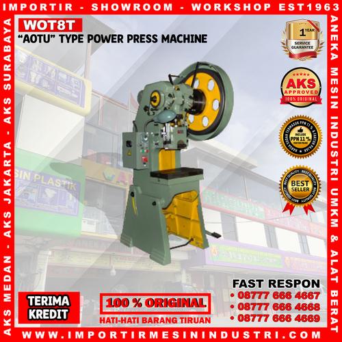 [EZM.3602659] Mesin Pon 8 Ton "Aotu" Power Press Stamping Machine WOT8T