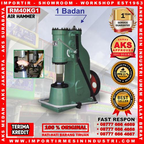 [EZM.3602694] Power Pon Air Forging Hammer RM40KG1 Mesin Tempa Palu Pandai Besi 40Kg