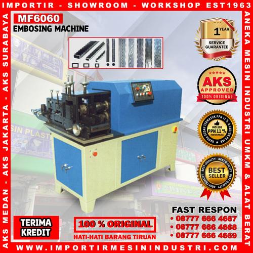 [EZM.3602709] MF6060 Mesin Embos Plat Logam Embossing Otomatis Steel Machine 2"x3/8"