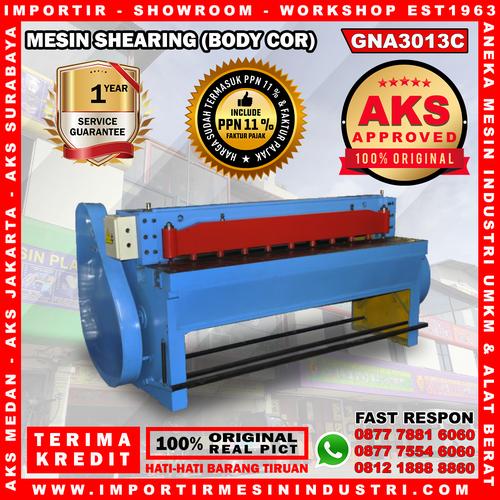 [EZM.3602786] GNA3013C Mesin Shearing Potong Plat 3 x 1300 mm Body Cor