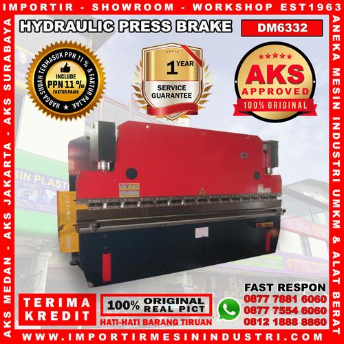 [EZM.3602803] Mesin Bending Tekuk Plat Besi Hidrolik Press Brake 63Ton 3200x2570mm