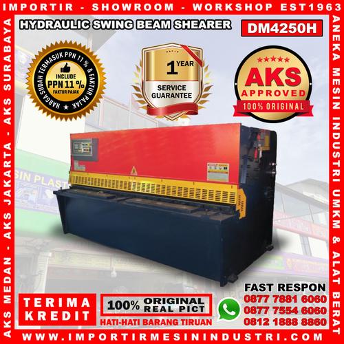 [EZM.3602806] Mesin Shearing Potong Plat 4 mm x 2500 mm AKS - DM4250H