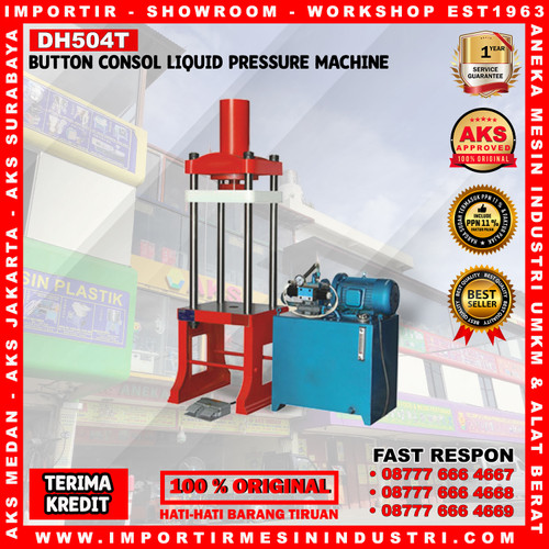 [EZM.3602810] DH504T Mesin Press 4 Tiang 50 Ton 5,5 Kw Button Consol Liquid Machine