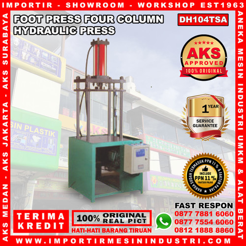 [EZM.3602815] Hydraulic Press DH104TSA Mesin Pres Hidrolik 4 Tiang 10 Ton 2,2 Kw