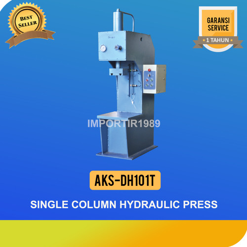 [EZM.3602816] Mesin Pres Hidrolik 1 Tiang 10Ton 2Hp Hidrolik Press DH101T