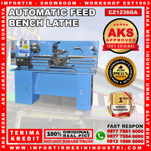 [EZM.3602827] Auto Feed Bench Lathe / Mesin Bubut Metal 900 mm AKS - CZ1236GA