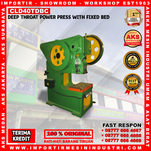 [EZM.3602837] Deep Throat Power Press CLD40TDBC Mesin Pon Pres 40 Ton 3 Kw