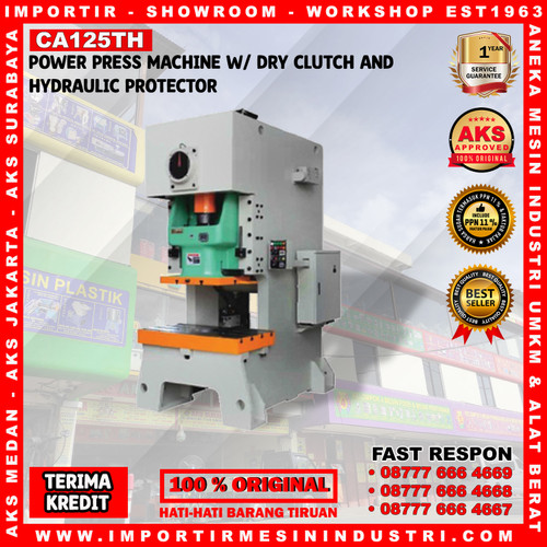 [EZM.3602855] Mesin Pon 125 Ton Power Press & Hidrolik Protector Machine CA125TH