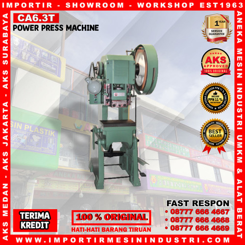 [EZM.3602863] Power Press Machine CA6,3T Mesin Pon 6,3 Ton