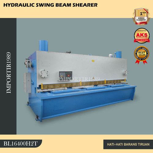 [EZM.3602867] Mesin Potong Plat 16x4000mm Hidrolik Beam Shearing BL16400H2T