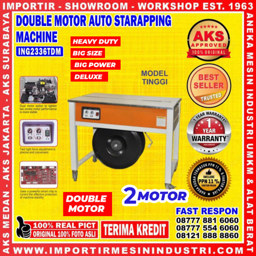 [EZM.3602878] Mesin Pengikat Tali Strapping 220 Volt Berkualitas - ING2336TDM
