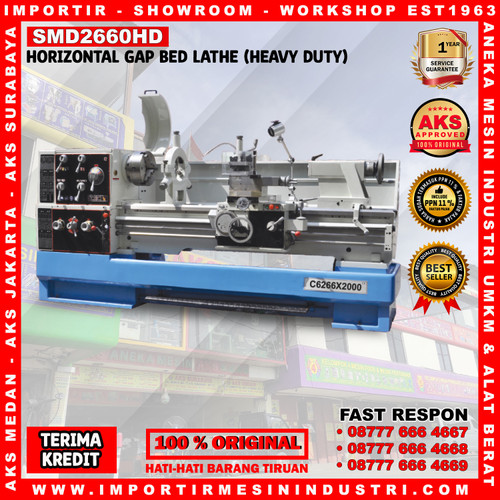 [EZM.3602890] GAP Bed Lathe Horizontal Machine - Mesin Bubut Besii Terbaik SMD2660HD