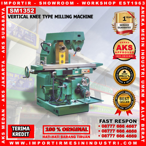 [EZM.3602897] Mesin Milling 30-1500 Rpm/Universal Knee Metal Working Machine -SM1352