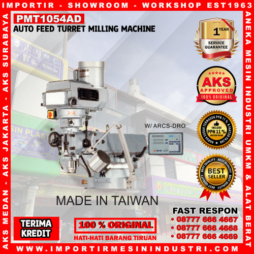 [EZM.3602916] Mesin gilingan Turret Umpan Otomatis 3.7 kw Auto Feed Turret-PMT1054AD