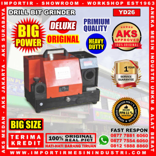 [EZM.3602926] Mesin Asah Mata Bor Gerinda 0,3Kw-Drill Bit Grinder- 26mm YD26