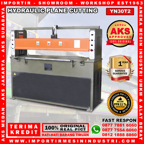 [EZM.3602937] Mesin Potong Pon Kulit Hidrolik 30Ton-Plane Cutting Hydraulic-YN30T2