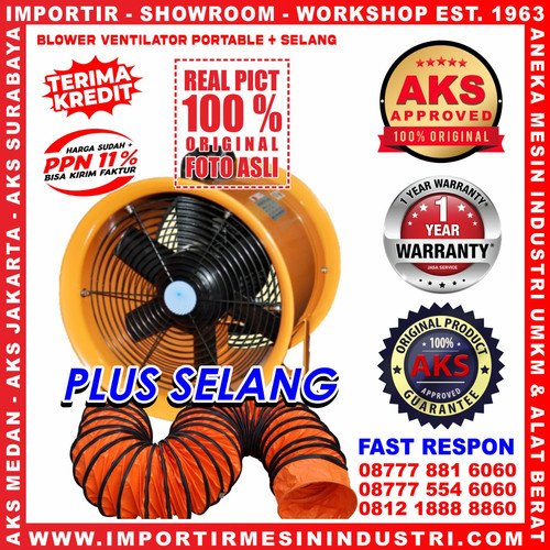 [EZM.3602938] Promo Portable Ventilator + Selang ventilator 32 inch 5 dan 10 meter