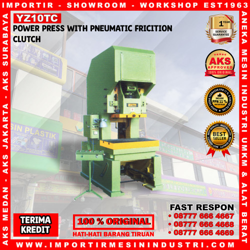 [EZM.3602953] Power Press With Pneumatic Friction Cluth / Mesin Pon Press 100 Ton