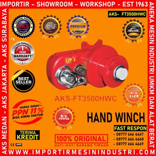 [EZM.3602987] Handwinch / Katrol Manual 3500 Lbs Kapasitas 1500 kg x Tanpa Wire Rope