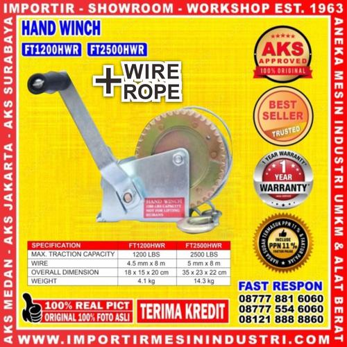 [EZM.3602995] Hand Winch / Katrol Manual / Alat Derek 1200 Lbs 540 kg 8 meter