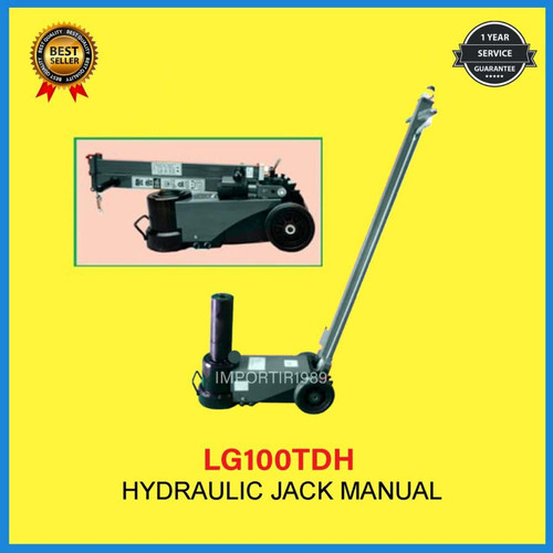 [EZM.3603007] Lifting Floor Jacks 100 Ton Hydraulic Jack Manual 100 Ton LG100TDH