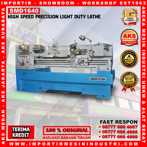 [EZM.3603028] High Speed Precision Lathe 410 x 1000 mm Mesin Bubut Logam SMD1640
