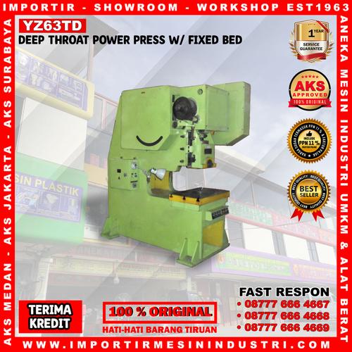 [EZM.3603056] Deep Throat Power Press Machin - Mesin Pon Press 63Ton - YZ63TD
