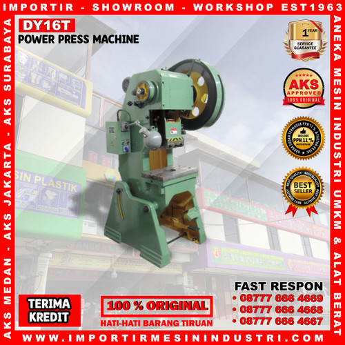 [EZM.3603066] Power Press Machine Mesin Pon Punch 16 Ton 1.5 Kw DY16T