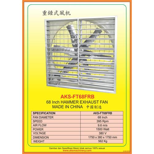 [EZM.3603088] Exhaust Fan Kandang Ayam Kipas Peternakan 68 Inch  - AKSFT68FRB