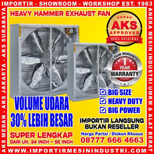 [EZM.3603093] Exhaust Fan Blower Push Pull 30 inch 3 Phase Dinamo AKS ORIGINAL FT30H