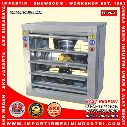 [EZM.3603094] Box Fan Kipas kotak Kecil 40 inch Direct drive fan 3 phase AKS-FT40DD