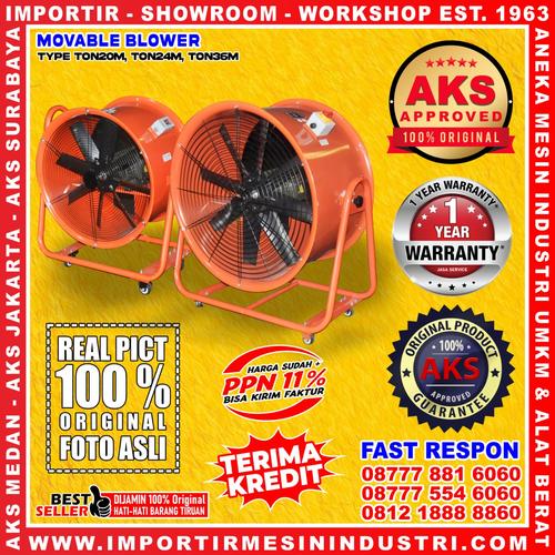 [EZM.3603119] Portable Ventilator Kipas Blower Axial 32" Resto Cafe Pabrik 4000 watt
