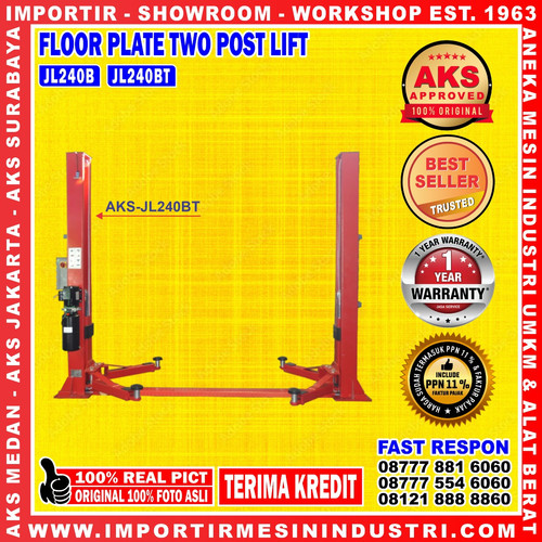 [EZM.3603145] Two Post Lift Cap. 4 Ton- Lift Service Mobil Hydraulic 2 Tiang JL240BT