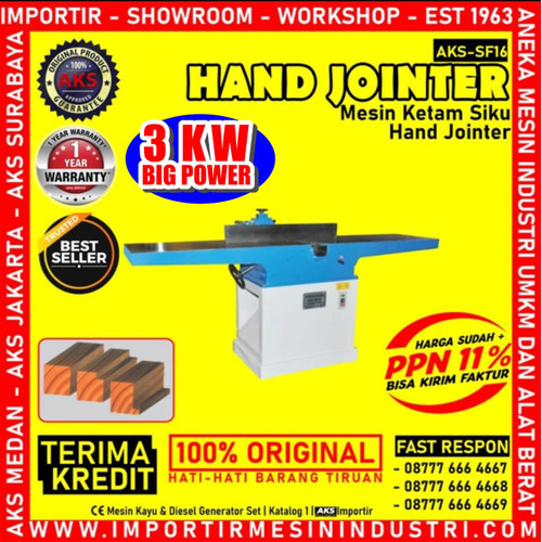[EZM.3603207] Mesin Wood Hand Jointer AKS - SF16