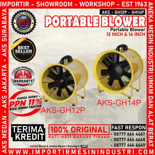 [EZM.3603232] Portable Ventilator Kipas Blower Exhaust Fan 0.75 Kw 14 Inch (350 mm)
