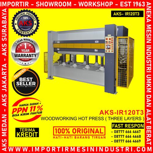 [EZM.3603245] Press Kayu 120 Ton 3 Layers Wood Log Hot Press AKS - IR120T3