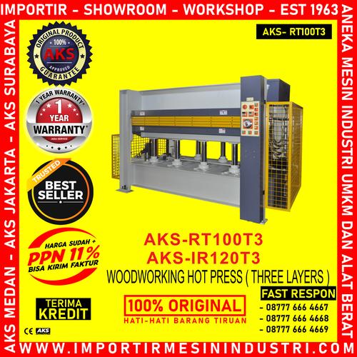 [EZM.3603246] Mesin Kayu 100 Ton-Woodworking Hot Press (Three Layers) AKS - RT100T3