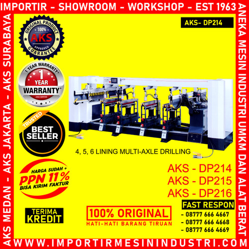 [EZM.3603253] Pengebor Kayu 6 Lapisan Multi-Axle Drilling Wood Machine AKS - DP216