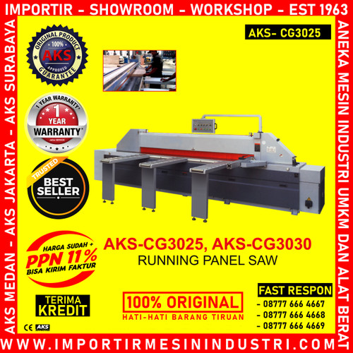 [EZM.3603265] Mesin Running Panel Saw w/ Sensor AKS - CG3025