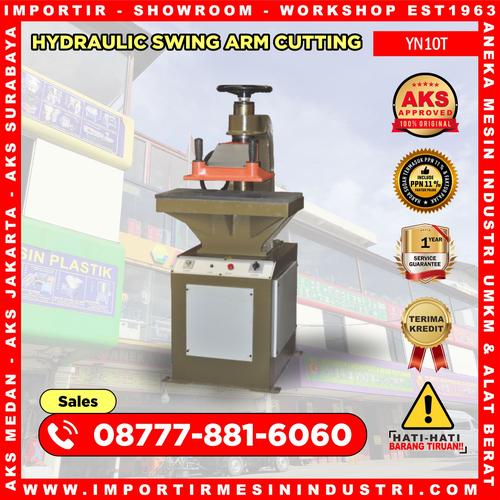 [EZM.3603289] Mesin Pon Kulit 10 ton Hydraulic Swing Arm Machine AKS - YN10T