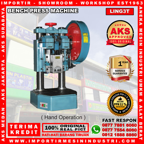 [EZM.3603303] Mesin Press Pon 3 Ton Bench Press Stamping Machine LING - 3T