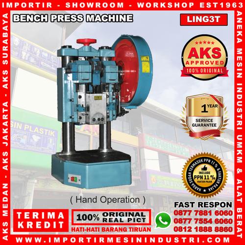 [EZM.3603304] Mesin Pon Press Stamping 3 Ton Bench Press Stamping Machine LING - 3T