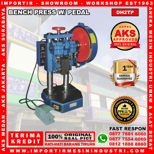 [EZM.3603309] Mesin Pon Press 2 Ton Pedal Bench Press Stamping Machine AKS - DH2TP
