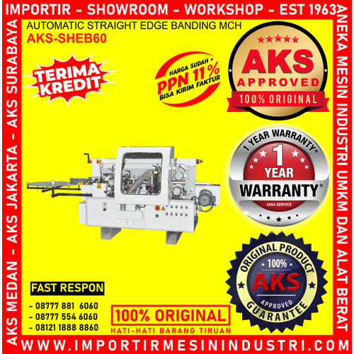 [EZM.3603327] Mesin Potong Kayu Otomatis Straight Edge Banding Machine AKS - SHEB60